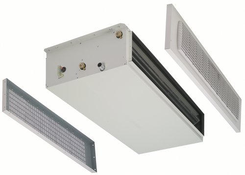Pannello con griglia ripresa aria