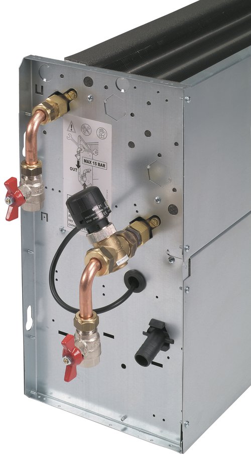 Valvole a 2 vie on/off con 2 valvole a sfera per impianto a 2 tubi