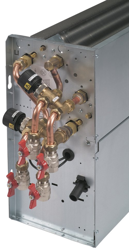 Valvole a 3 vie on/off con 4 valvole a sfera per impianto a 4 tubi